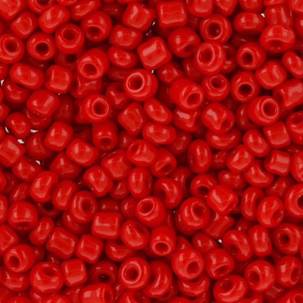 Бисер Zlatka 11/0 (2.1 мм), 100 г (10х10 г), №0045 красный, GR