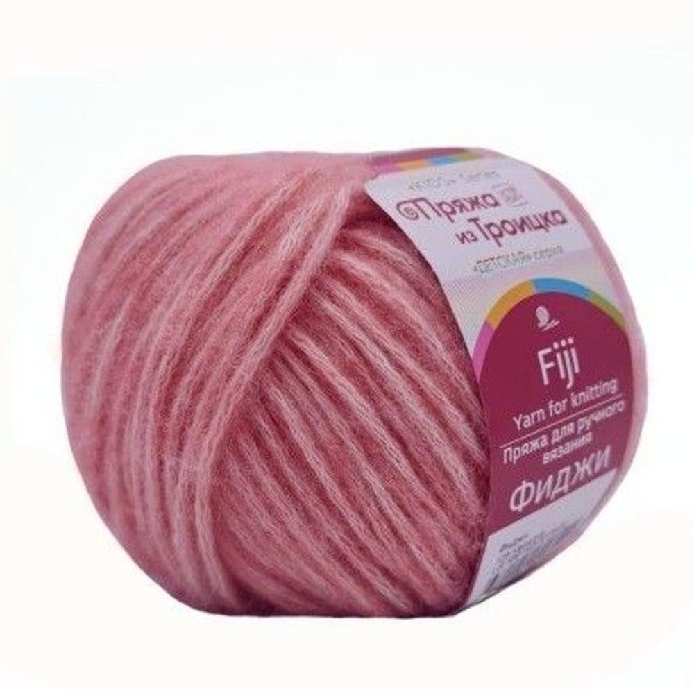 Пряжа Троицкая Фиджи / уп.5 мот. по 50 г, 95м, 0125 камелия Пряжа Троицкая Фиджи / уп.5 мот. по 50 г, 95м, 0125 камелия