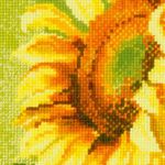 Набор для вышивания нитками Риолис, Подушка Подсолнухи 30х30 см