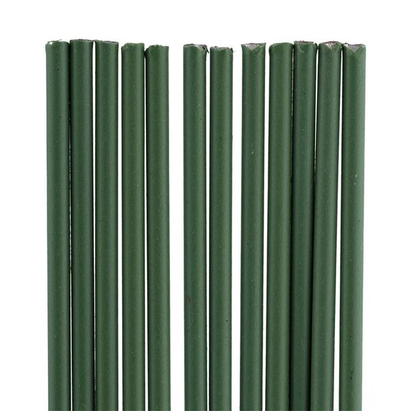 Проволока флористическая в оплетке ⌀0.55 мм, 5х30 шт, 40 см, 01 зеленый, Blumentag PGW-0.55