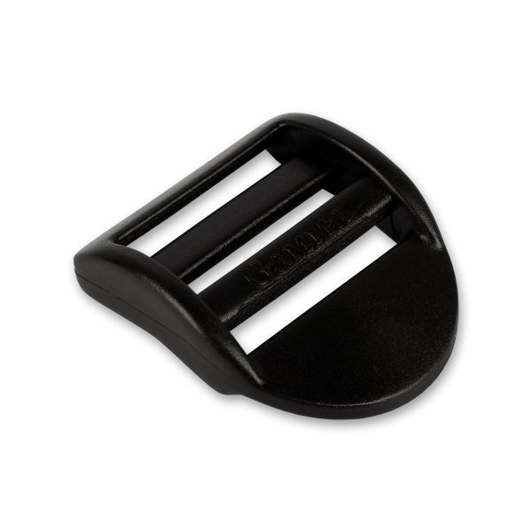 Пряжка регулировочная силовая пластик 25 мм, 100 шт, черный, Gamma SAM002