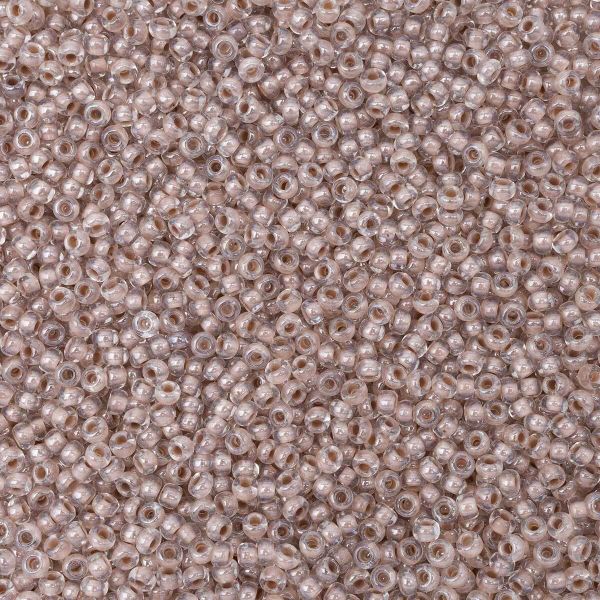 Бисер Preciosa прозрачный с цв.центром и покрытием 10/0, круг.отв, 50 г, (38617)