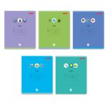 Тетрадь ученическая школьная, A5+ 24 л. на скобе 65 г/м², белизна 100% 30 шт, клетка, 000720 Шаг к пятёрке!, Светоч 24ТЕТк-001