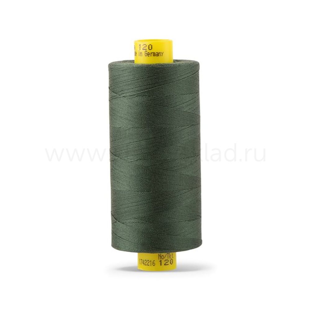 Нитка универсальная Gutermann Mara 120/2, 1000 м, 700207, 561 серо-зеленый, 1 шт