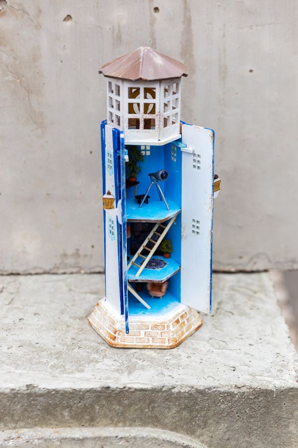 Модель сборная: Серия Маяки Румбокс Маяк, Rezark MRZ-03