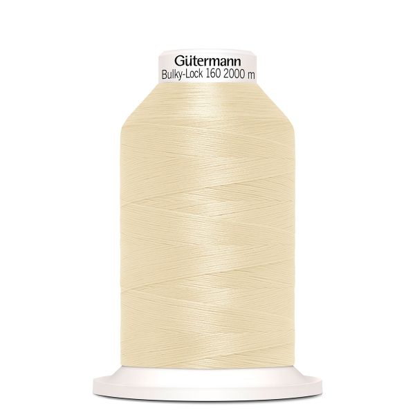 Нитка текстурированная Gutermann Bulky-Lock 160, 2000 м, 414 св.кремово-бежевый, 5 катушек, SHV