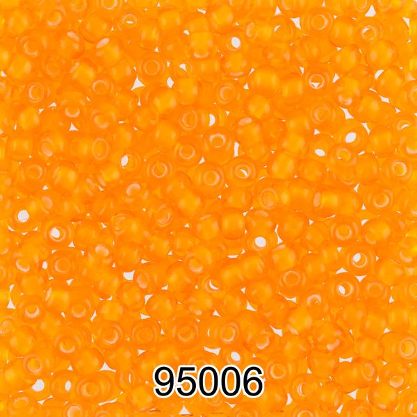 Бисер Preciosa 10/0 (2.3 мм), 500 г, 95006 (Ф622) оранжевый