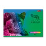 Альбом для рисования 100 г/м², A4 29х20.5 см, 48 л. на скобе, 5 шт, 000268 Большие кошки, Светоч 48АЛСК4_1_3_9
