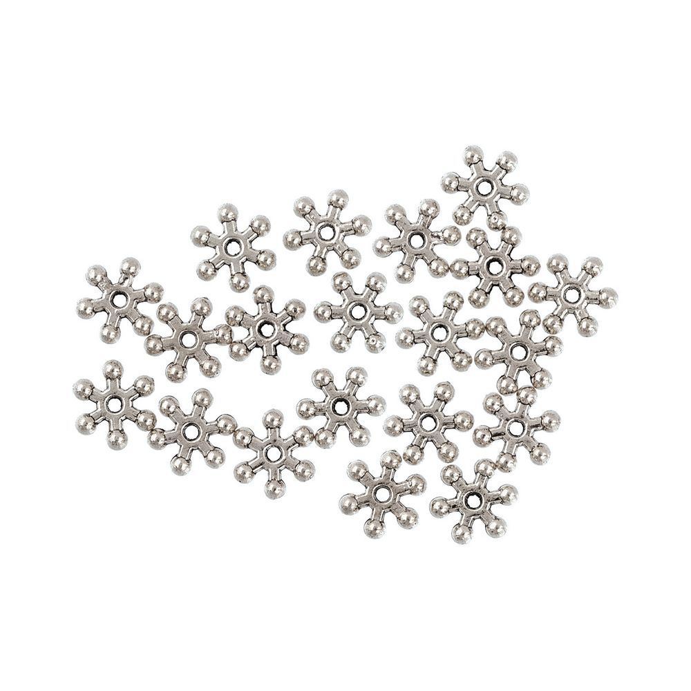 Рондели 10 мм, 20 шт, 01 под античное серебро, Zlatka MRR-03