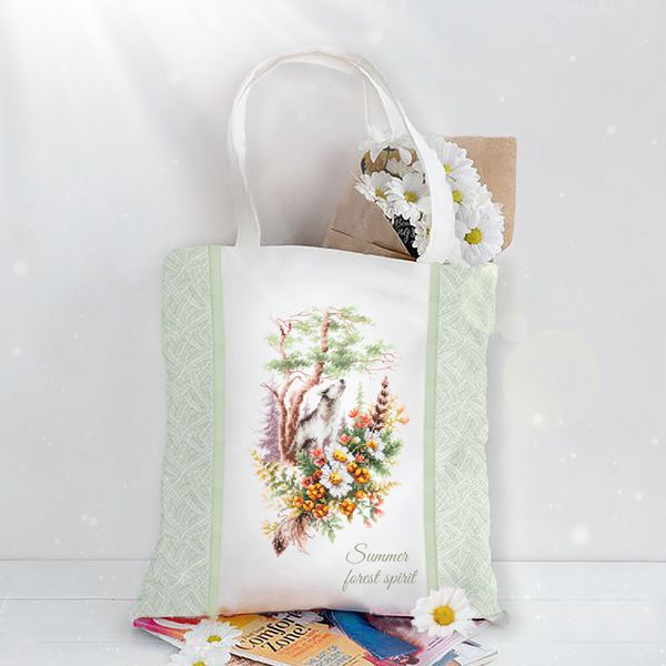 Набор для вышивания нитками Чудесная игла, Дух летнего леса, 17х27 см