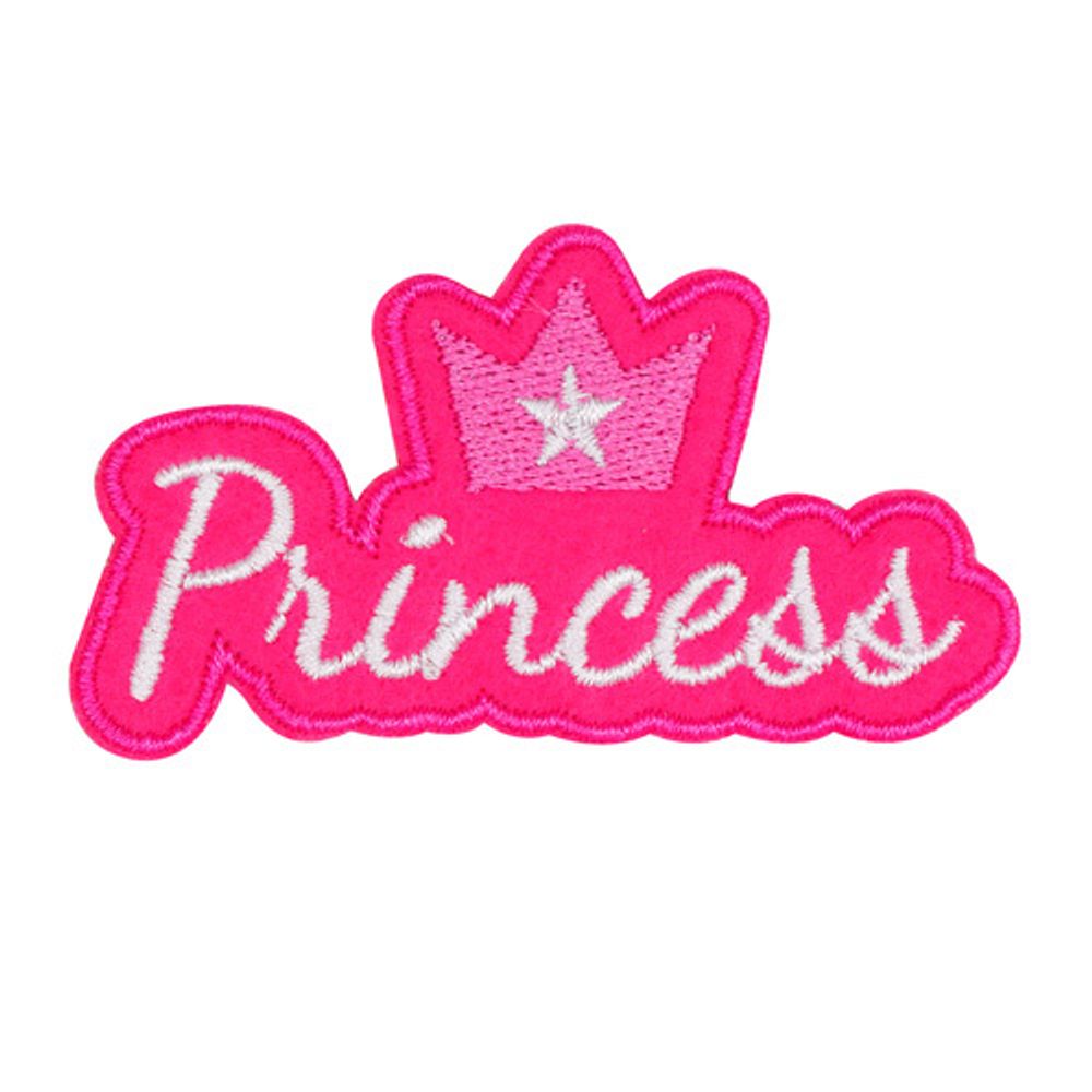 Термоаппликация Princess, 7*4см