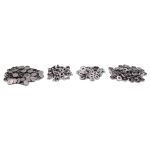 Кнопка Альфа (S-образная) ⌀15.0 мм, ≈50 шт, №54, Таблетка, МЕТАЛЛ, чер.никель, NEW STAR