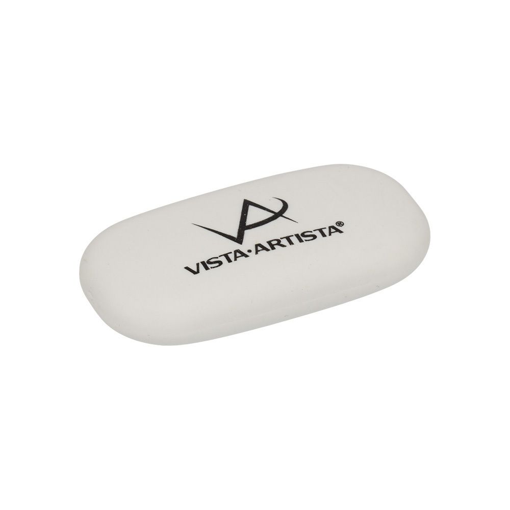 Ластик овальный универсальный VAE 5.7x2.8x1.1 см, 24 шт, Vista-Artista