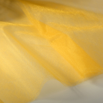 Фатин Кристалл блестящий, средняя жесткость 300 см, цв. 17 желтый, 5 метров