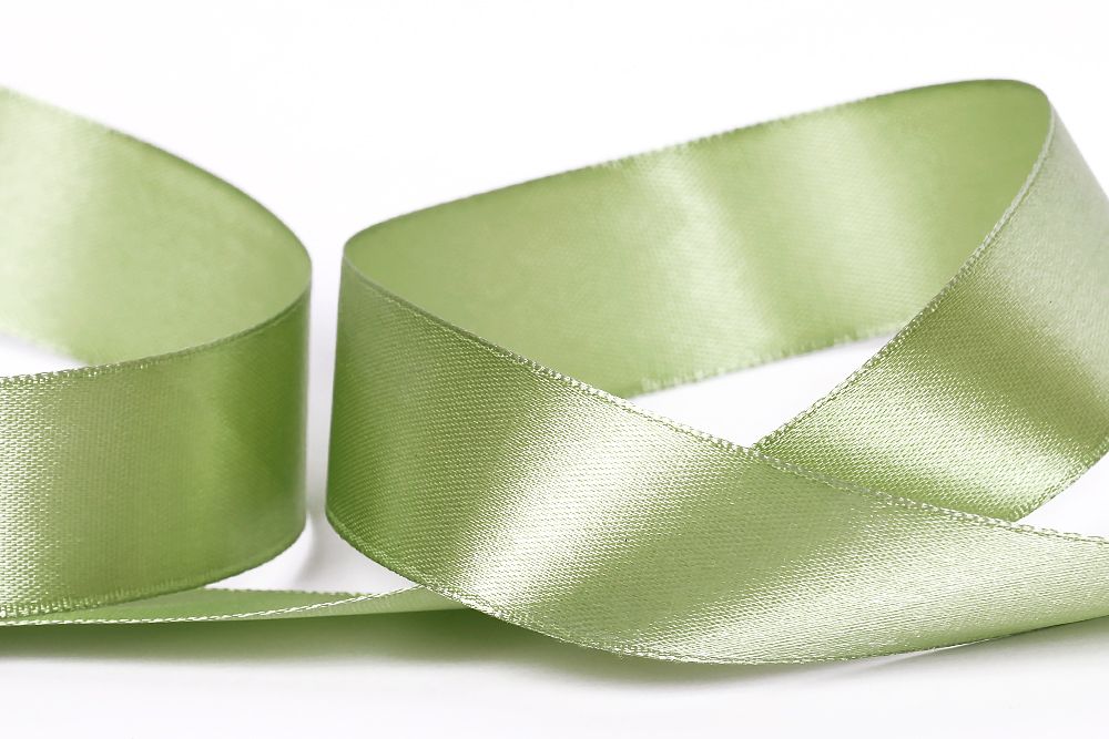 Лента атласная 1-сторонняя 25.0 мм / 33±2 метра, 055 болотный, Gamma