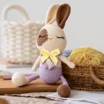 Набор текстильных бантиков, 100 шт, 402 желтый, Annet BDR