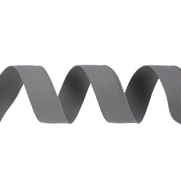 Стропа (ременная лента) 30 мм / 50 метров, толщ. 1.07 мм, [16 г/пог.м], 100% п/п, 310 св.серый, Gamma G-30 ЦВ