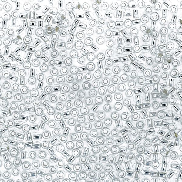 Бисер Toho 11/0 круглый (2.2 мм), 25 г (5х5 г), 0021 серебристый