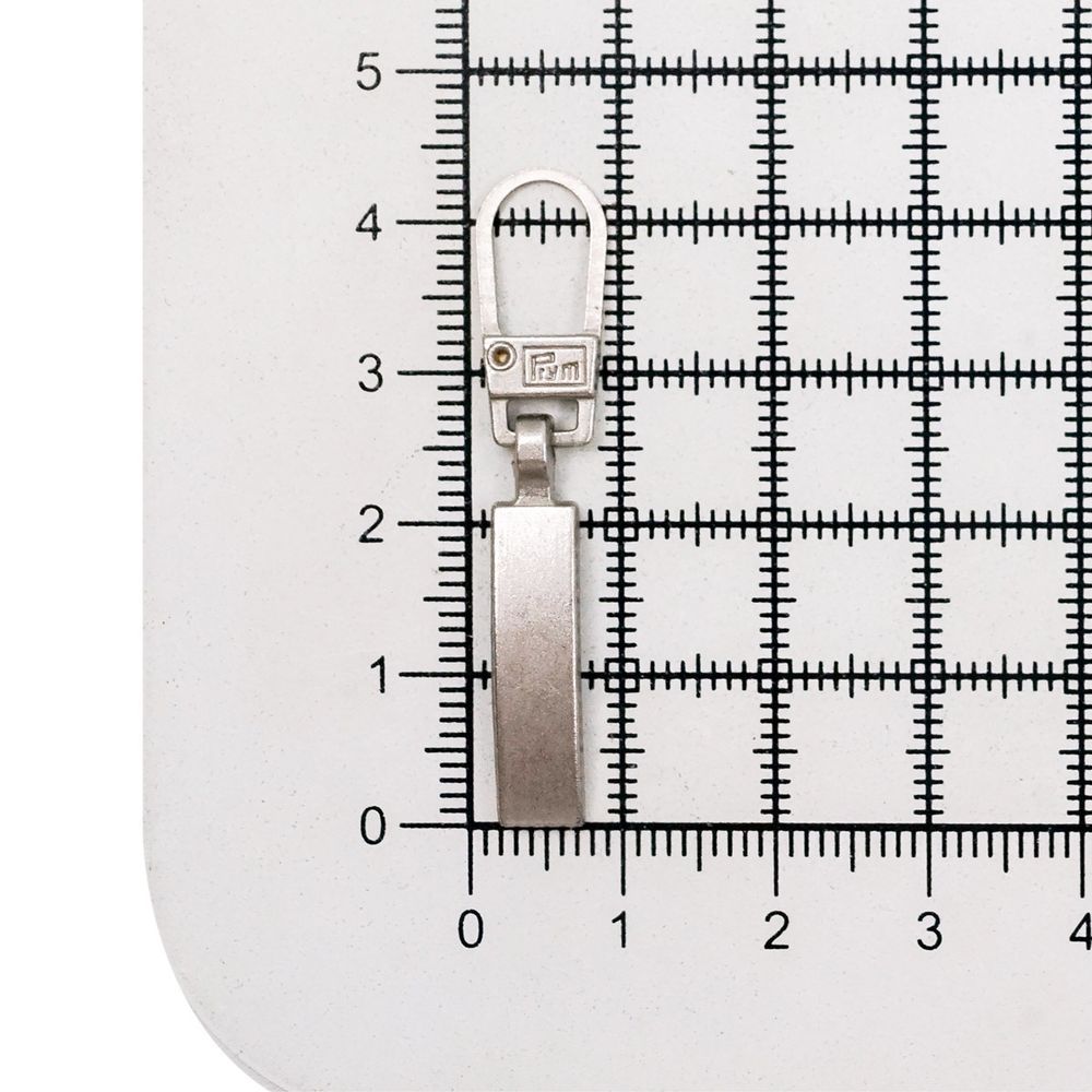 Пуллер для молнии классика, металл, матовый серебристый, Prym, 1 шт