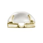 Стразы стекло в цапах 7 мм, 12 шт, белый (crystal), Preciosa 9474/02