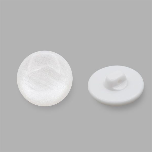 Пуговицы на ножке 32L (20мм), пластик (Wht-01 белый), 72 шт, CR P-45