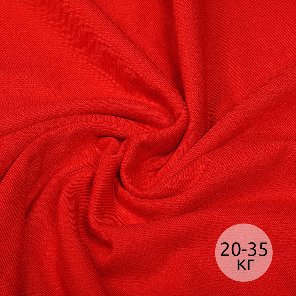 Кулирка хлопок ОЕ 145 г/м², 100+100 см / 20-35 кг, КУЛ.145.18-1763, красный