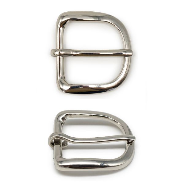 Пряжка ременная металл 30 мм. никель, 4 шт, BIG