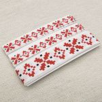 Ткань для рукоделия в наборе с лентой репс 50х50см+1,5м (24229/1019-1502) 29499