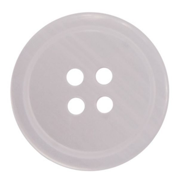 Пуговицы 4 прокола костюмные 21 мм, 24 шт, А001 белый, Gamma EL 0014
