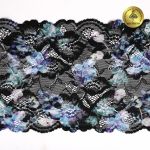 Кружево бельевое эластичное Kruzhevo 185 мм / 10 м, 185 мм / 10 м, OG60, цв.мульти /TOS/