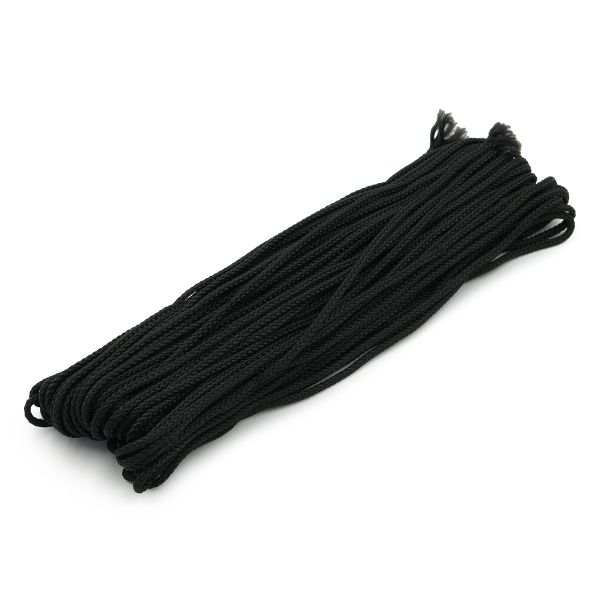Шнур плетеный ⌀3.0 мм / 30 метров, черный