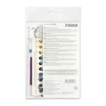 Набор для вышивания нитками Panna, Живая картина. Брошь. Ночной маяк, 5.5x5.5 см