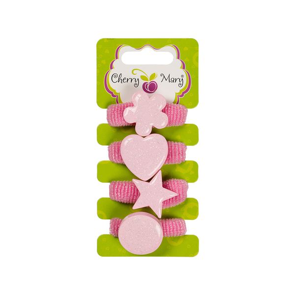 Набор резинок для волос R4081, 20 шт, №03 ассорти, Cherry Mary R4081