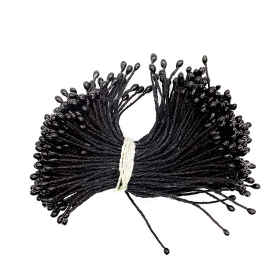 Тычинки для искусственных цветов 0,1х6см (черный)