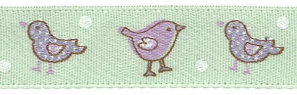 Лента атласная с рисунком 12.0 мм / 22.8±1 метра, A2/050, Gamma ALP-124