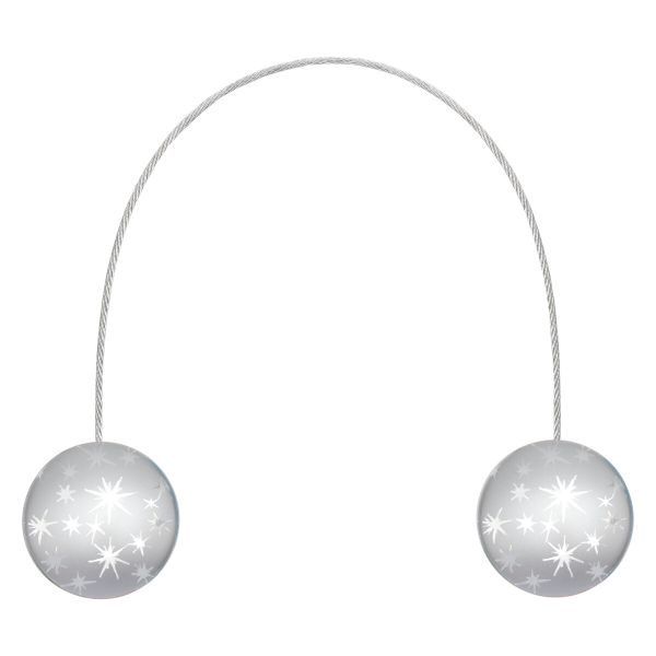 Клипсы для штор магнитные с тросом, 30см ⌀45, 1Р