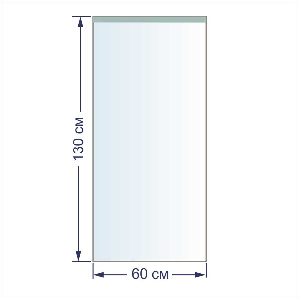 Пакет упаковочный 20 мкр. 60х130 см, 100 шт, п/эт, Gamma