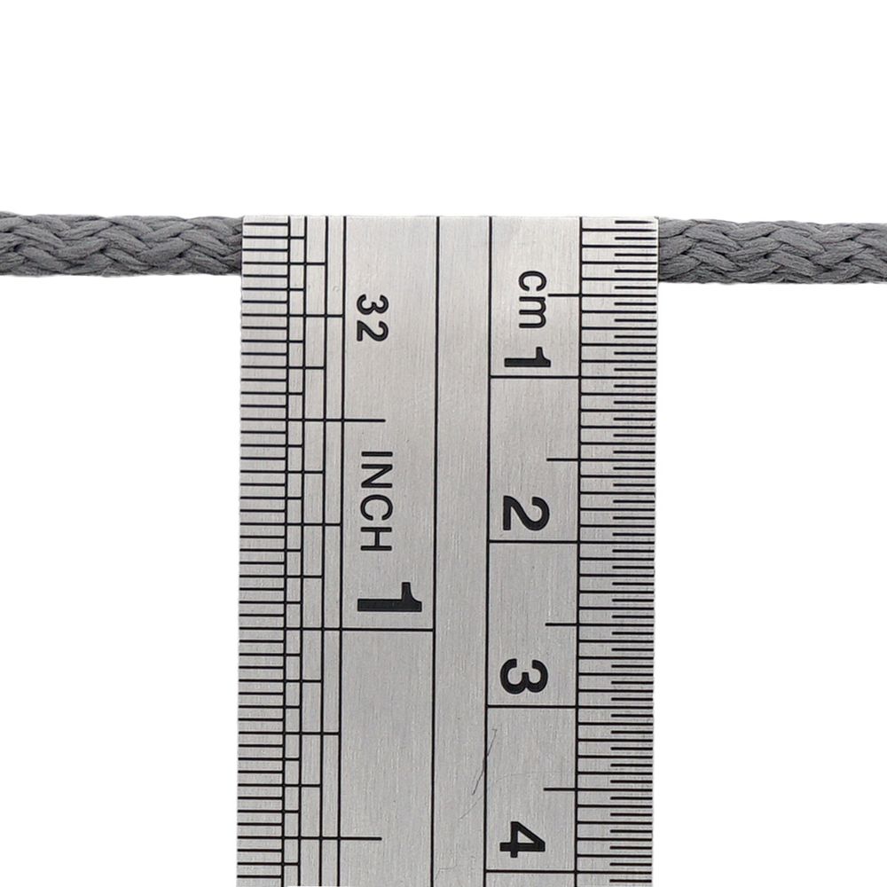 Шнур плетеный ⌀4.0-5.0 мм / 100 метров, 012 серый
