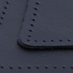 Заплатки пришивные из кожи, треугольник равносторонний 8см с перфорацией, 2 шт, 100% кожа, 05 темно-синий, 9126