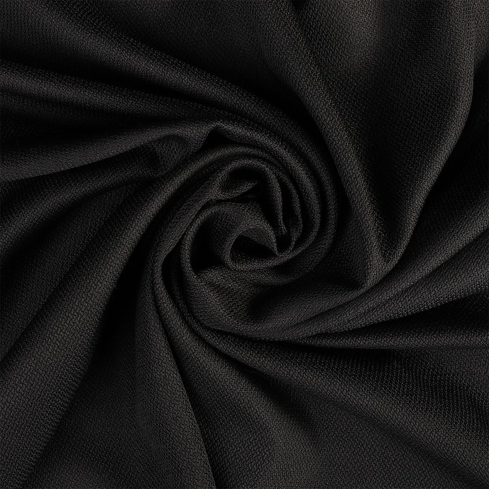 Дублерин эластичный 70 г/м², 150 см / 100 метров, 662B черный, IdealTex