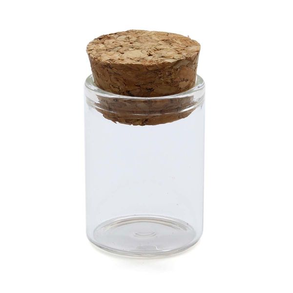 Бутылочки с пробковой крышечкой 2,2х3см, 4 шт в упак, 4 шт