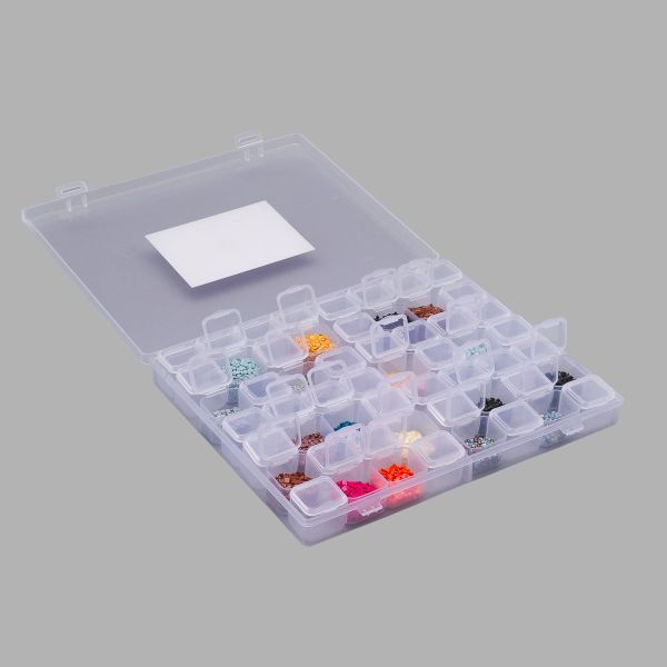 Органайзер с 56 ячейками 21х17.5х2.5 см Hobby&Pro, 29667