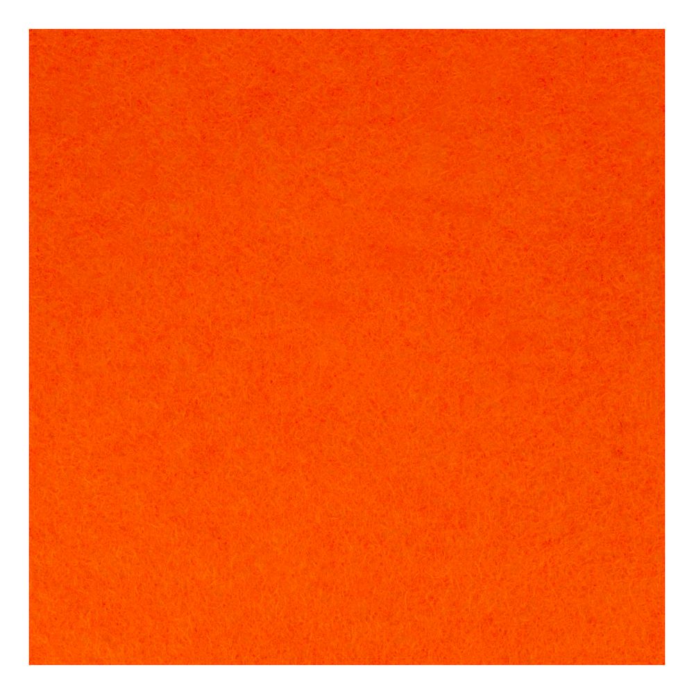 Фетр листовой 1 мм, 30х45 см, 60% вискоза, 40% шерсть, 208/5 яр.оранжевый, Gamma А-270/250