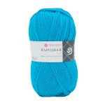 Пряжа Пехорка Народная / уп.5 мот. по 100 г, 220 м, 45-Т.бирюза