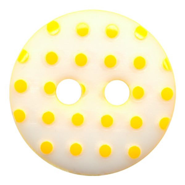 Пуговицы детские 11 мм, 36 шт, А 001/С056 белый/оранжевый, Gamma AY 9955