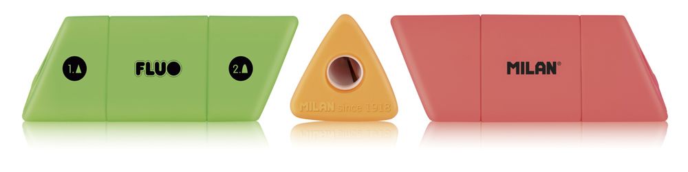 Точилка пластиковая SLIDE 12 шт, 20153212, Milan