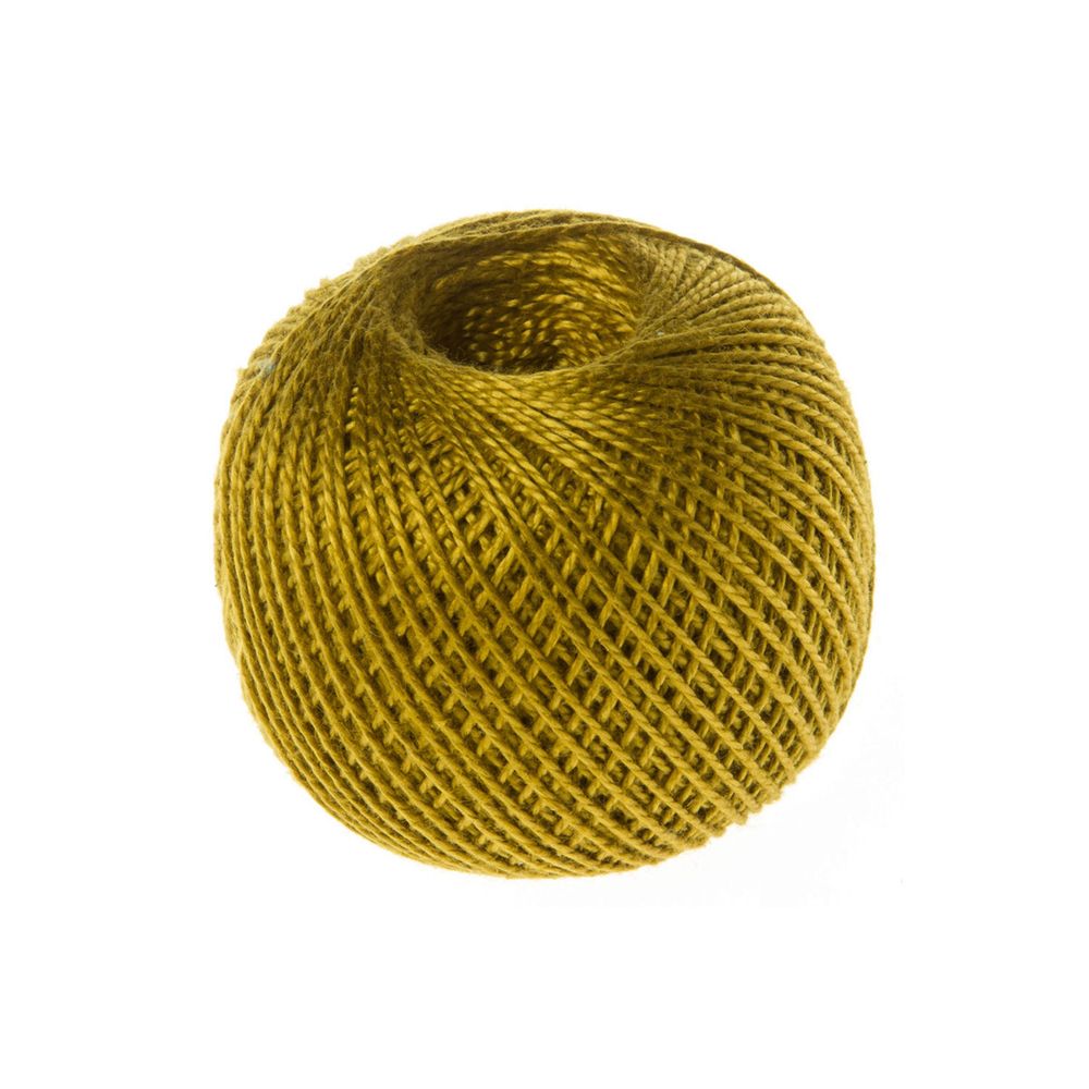 Пряжа ПНК им.Кирова Ирис / уп.20 мот. по 25 г, 150 м, 5302 горчица