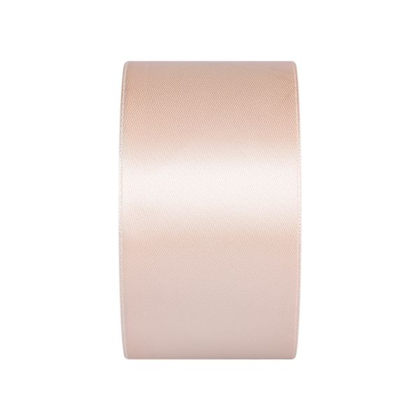 Лента атласная 1-сторонняя 50.0 мм / 33±2 метра, 002 св.розовый, Gamma
