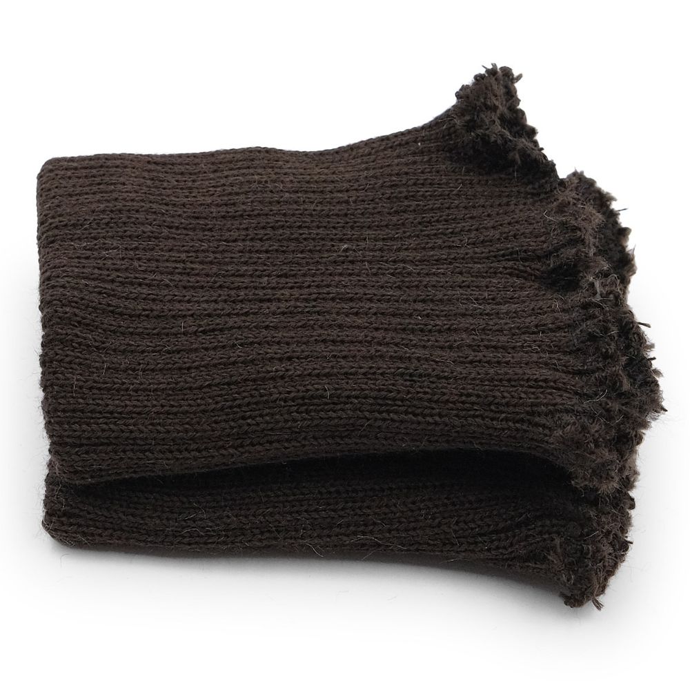 Манжеты трикотажные 8.5х9.5 см, 1 пара, плотные, 729 коричневый