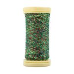 Мулине Gamma металлик M 5 мотков по 50 метров, M-131 золотистый/красный/зеленый, Gamma BRILL